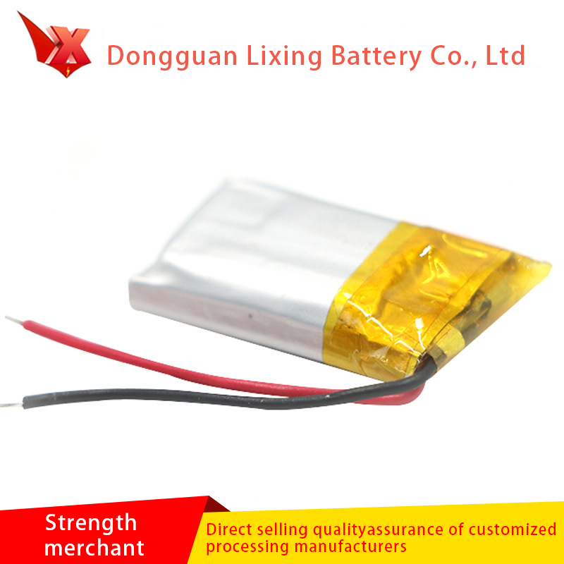 Soláthairtí an déantóra Soláthairtí 401220-3.7V Pacáiste Bog Polymer Battery agus 60Mah ceallraí saincheaptha le haghaidh headset Bluetooth